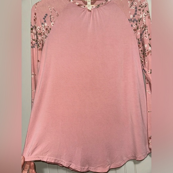 Matilda Jane Pink Dose of Floral Long Sleeve Top - Picture 8 of 8